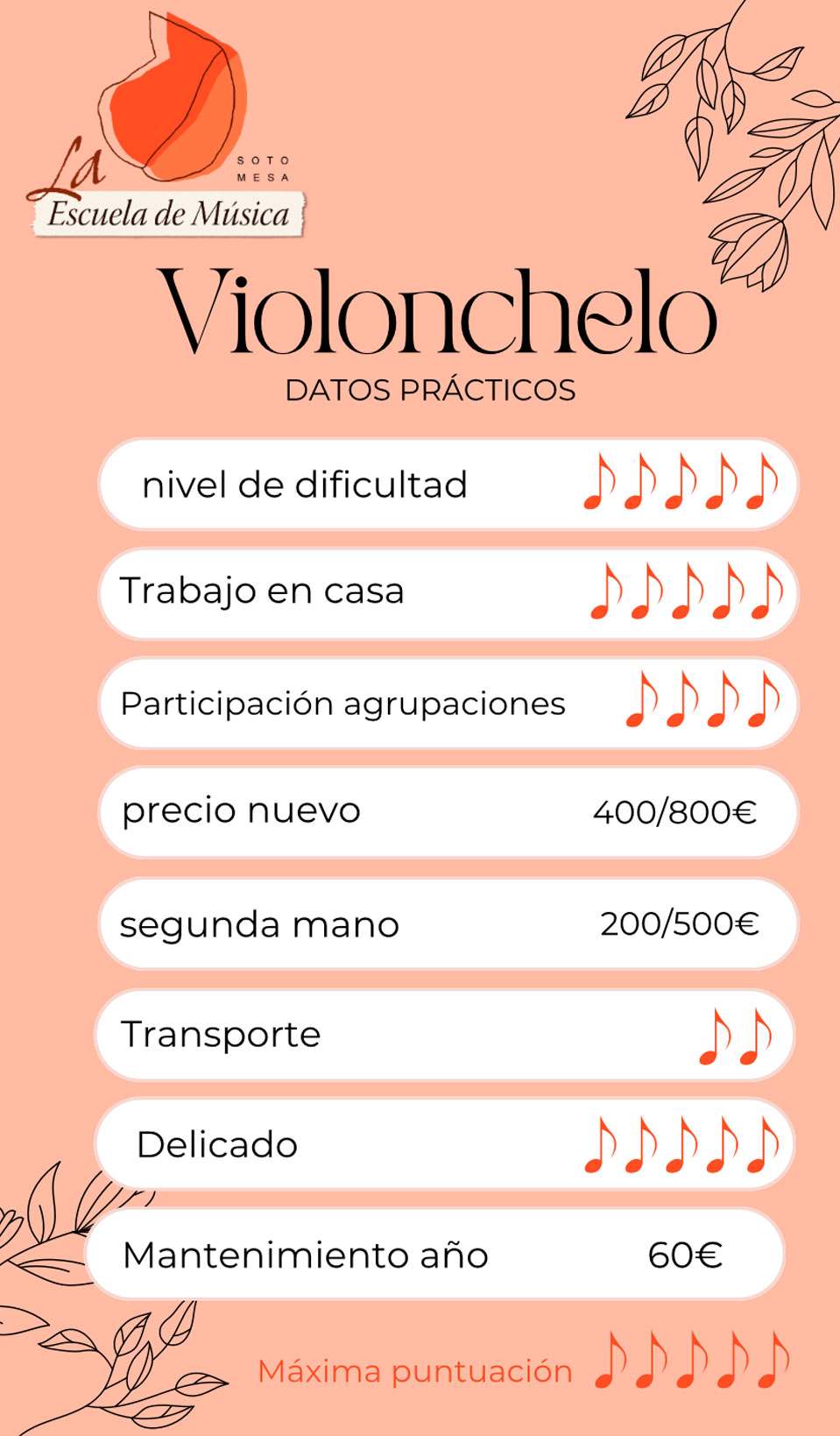 Clases de violonchelo en Madrid | Escuela Soto Mesa Clases de violonchelo en Madrid | Escuela Soto Mesa